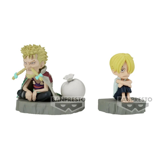 One Piece - World Collectable Mini-Figure - Sanji and Zeff Log Stories