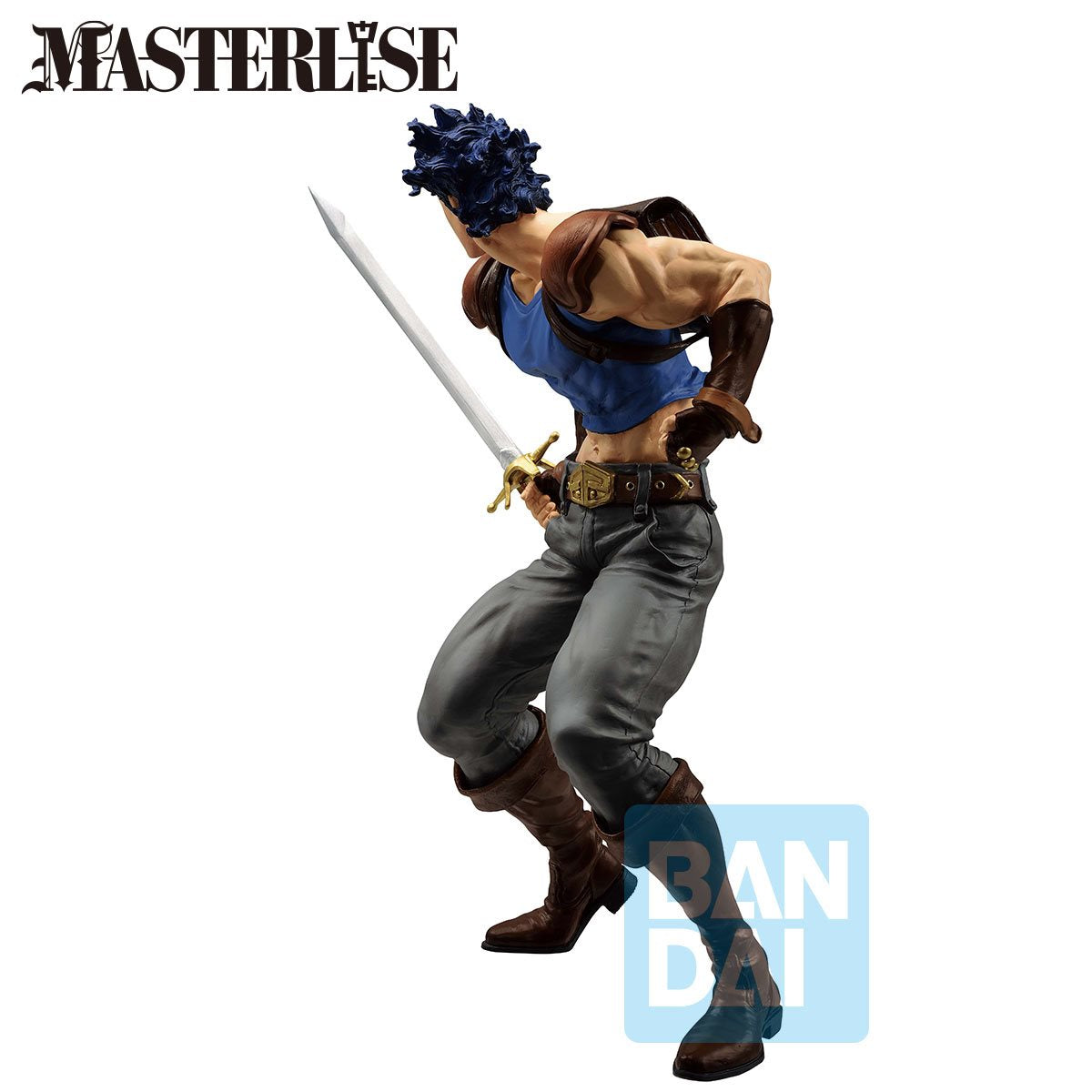 A Jonathan Joestar figure from the Masterlise series presented by Ichibankuji. This Joestar figure features him weilding a sword.