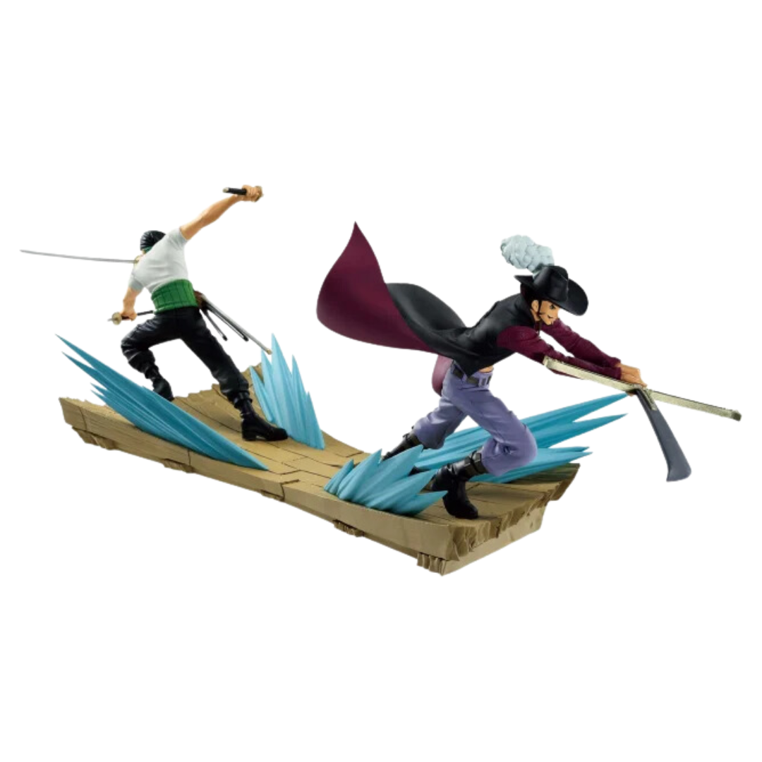 One Piece - Magnificent Battle Scenery -Dracule Mihawk Figure - Banpresto